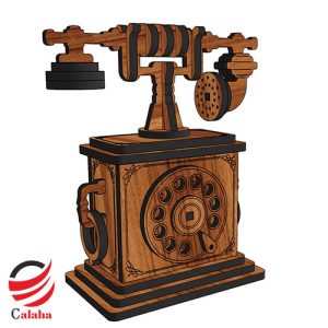 ماکت دکوری تلفن قدیمی