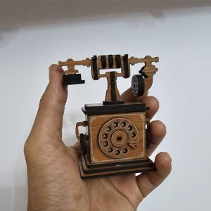 ماکت دکوری تلفن قدیمی