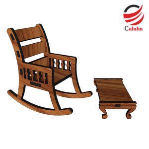 ماکت دکوری صندلی و میز راک