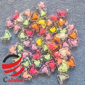 مهره دستبند پروانه یخی شفاف